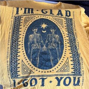 BOGO ⚡️ Hot Topic Yellow T-shirt Tarot Lovers